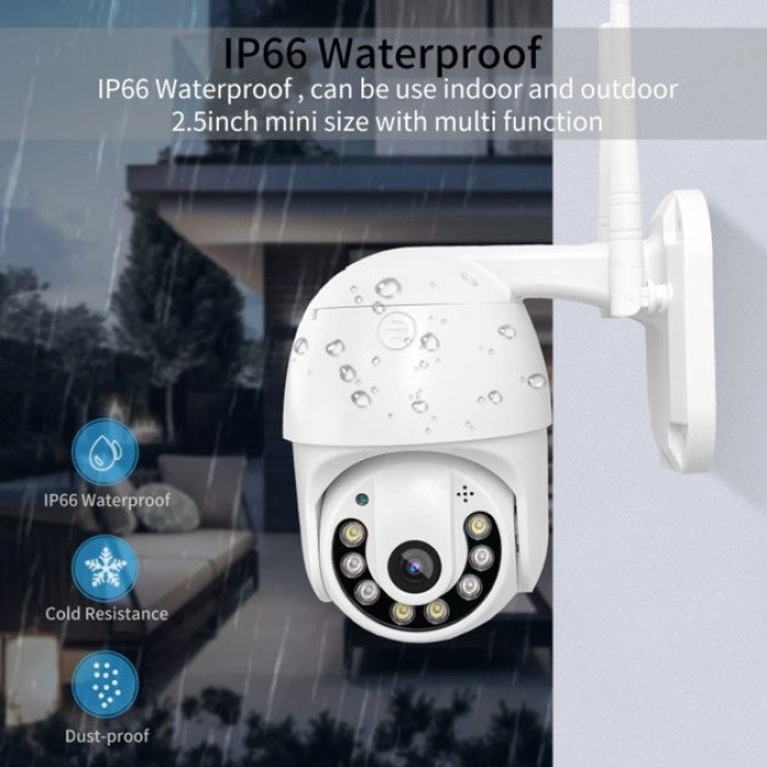 Камера відеоспостереження IP всепогодна поворотна UKC CAMERA v380 C6 IP 1080p 2.0 mp