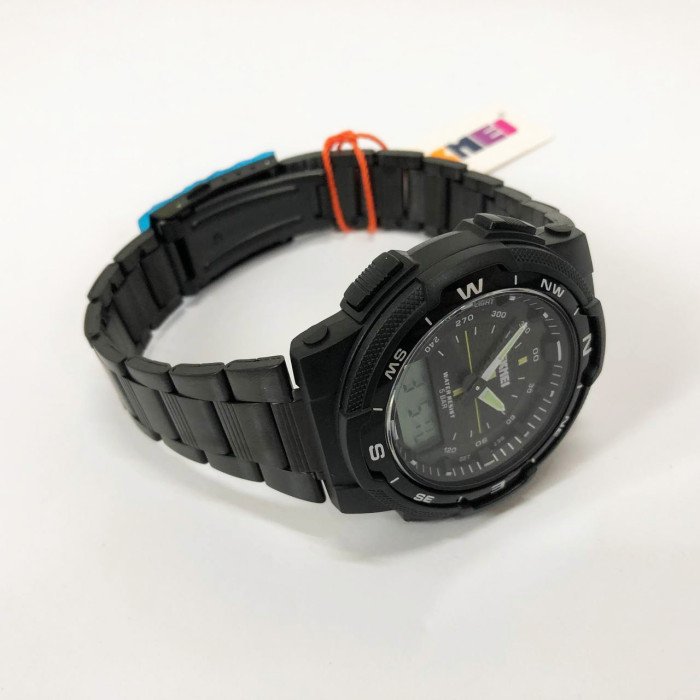 Годинник наручний чоловічий SKMEI 1370BKWT, годинник для військовослужбовців, фірмовий спортивний годинник