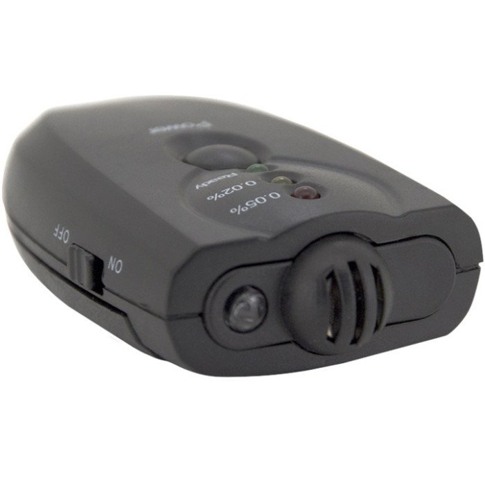 Електронний портативний алкотестер з підсвічуванням 2 x ААА, Компактний портативний алкотестер