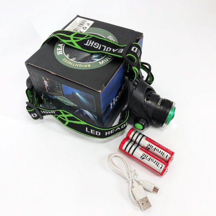 Ліхтар налобний T106-T6+COB, надпотужний ліхтар налобний, світлодіодний ліхтар на лоб