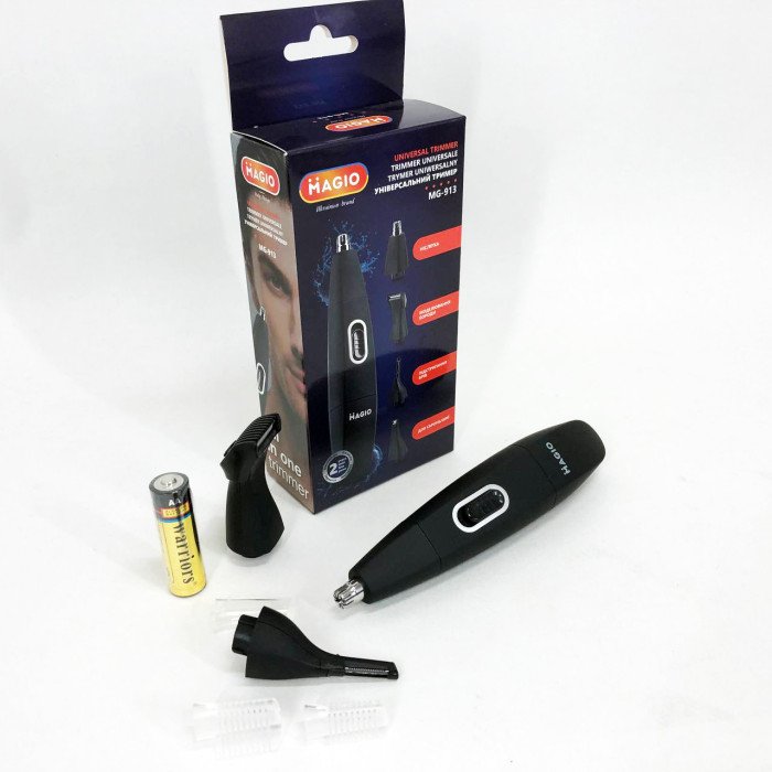 Тример MAGIO MG-913 Aqua 4в1, Тример бездротовий, Машинка чоловіча для гоління