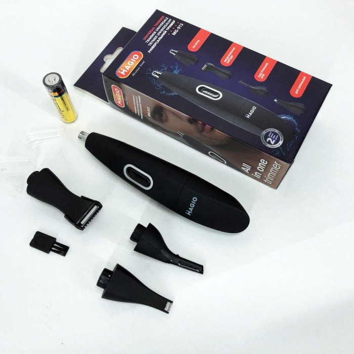 Тример MAGIO MG-913 Aqua 4в1, Тример бездротовий, Машинка чоловіча для гоління