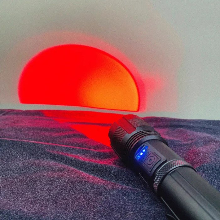 Ліхтар червоний Z01-XHP50 RED