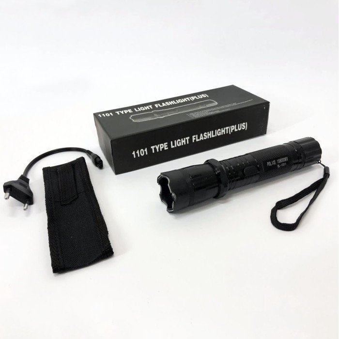 Світлодіодний ліхтарик з відлякувачем Police BL-1101 ЗУ 220В + чохол, ліхтар ручний тактичний