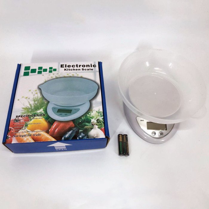 Ваги кухонні електронні B05A 1г до 5кг чаша, ваги для кондитера, для зважування продуктів