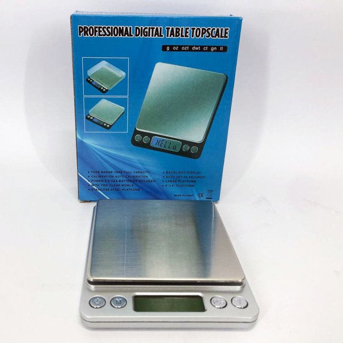 Ваги ювелірні ZHA 6295A, до 500г (0.01г) +чаша, електронні грамові ваги, для зважування золота