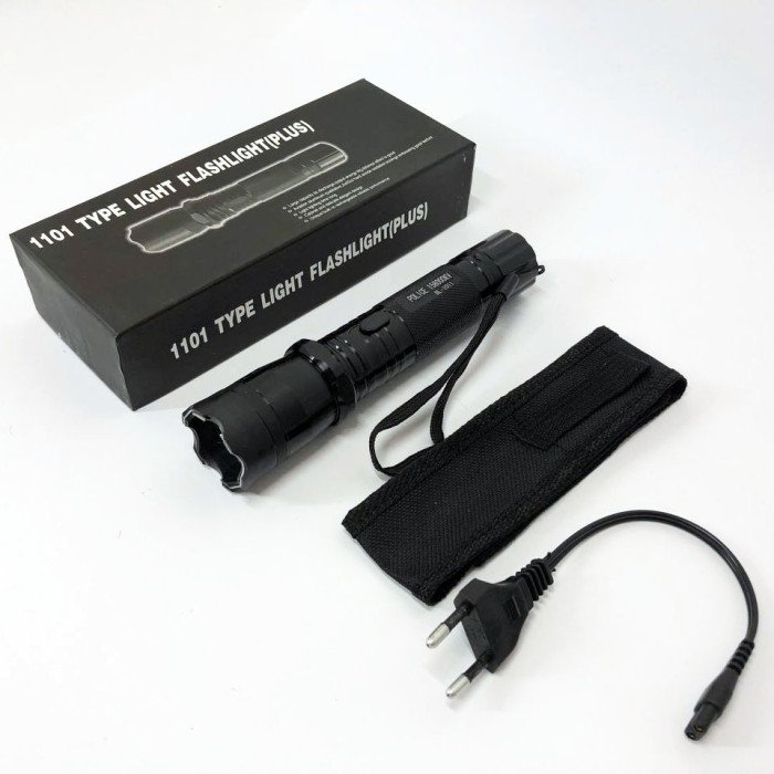 Світлодіодний ліхтарик з відлякувачем Police BL-1101 ЗУ 220В + чохол, ліхтар ручний тактичний