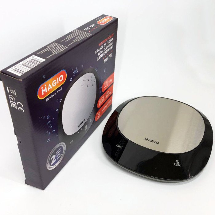 Ваги кухонні MAGIO MG-780 водонепроникні, ваги для кондитера, кухонні ваги міні