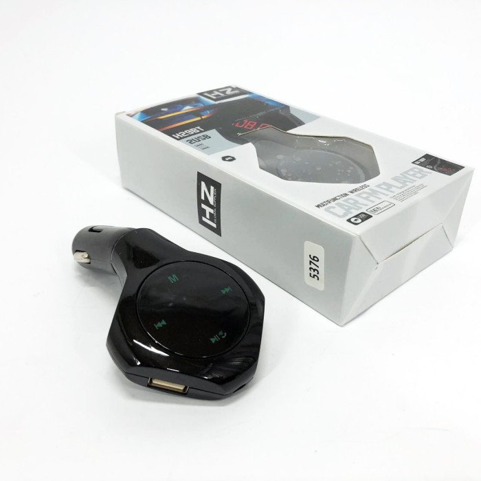 Трансмітер Автомобільний FM модулятор FM H29 BT, Модулятор для мобільних пристроїв в авто. Колір: чорний