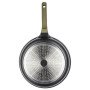 Сковорода для індукційної плити 28 см Well-Done WD-1048E Double Go Stone, сковорода з товстим дном