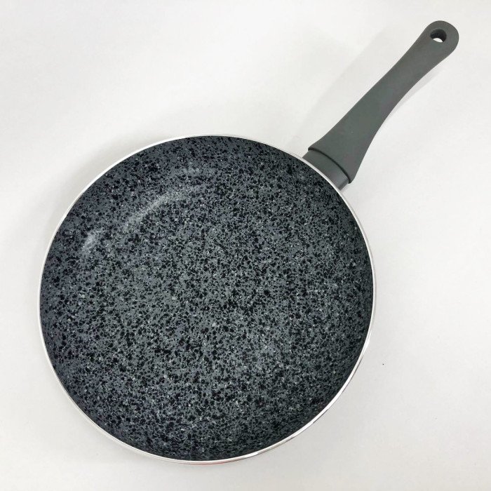 Сковорода Well Done WD-1024B з покриттям LightStone 24 см, сковорода для смаження, якісна сковорода