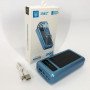 Портативний зарядний пристрій на 20000mAh, Power Bank на сонячній батареї, для планшета. Колір: синій