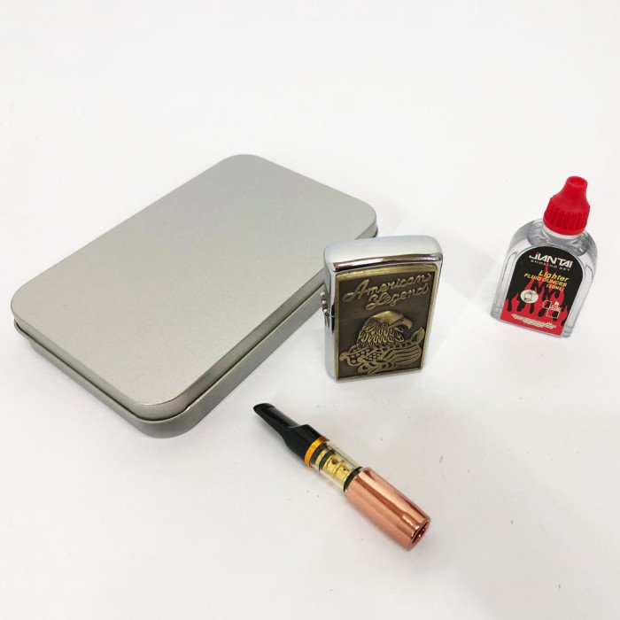 Запальничка бензинова в подарунковій коробці N3, сувенір запальничка, подарунки для чоловіків