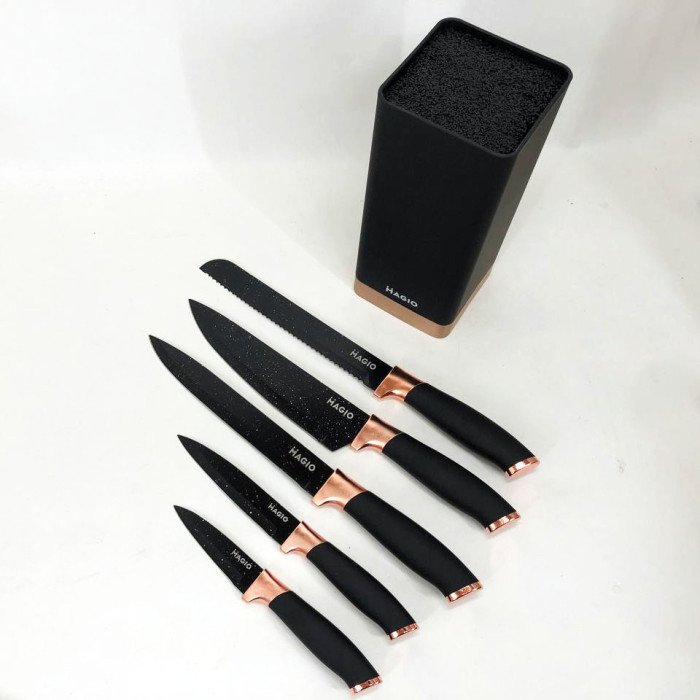 Універсальний кухонний ножовий набір Magio MG-1092 5 шт, набір ножів для кухні, набір кухонних ножів