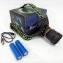 Ліхтар налобний BL-A8-P50, 2 акумулятори 18650, zoom, ЗУ microUSB, ліхтарик на голову із зарядкою