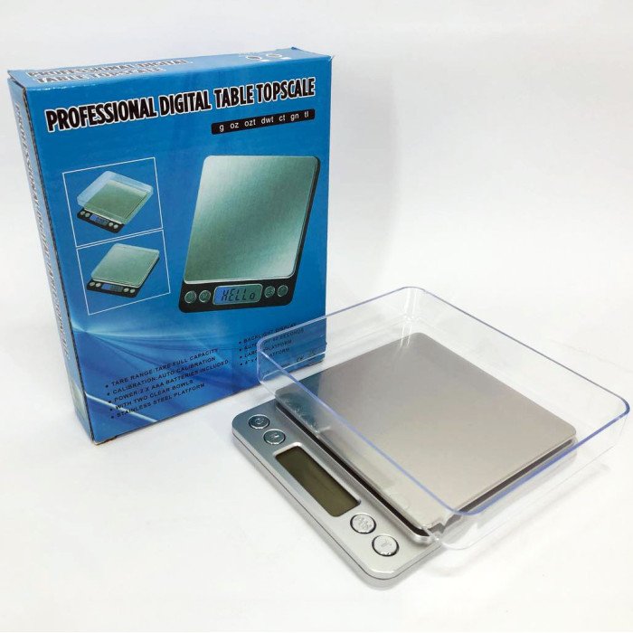 Ваги ювелірні ZHA 6295A, до 500г (0.01г) +чаша, електронні грамові ваги, для зважування золота