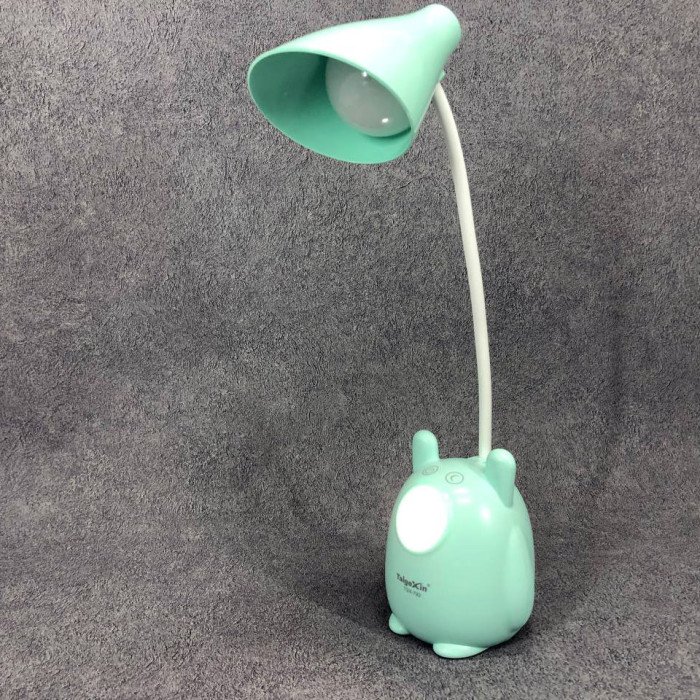 Настільна лампа TaigeXin LED TGX 792, Настільна лампа на гнучкій ніжці, сенсорна лампа. Колір: зелений