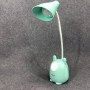 Настільна лампа TaigeXin LED TGX 792, Настільна лампа на гнучкій ніжці, сенсорна лампа. Колір: зелений
