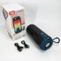 Bluetooth-колонка TG651 з RGB ПІДСВІТКОМ, акумуляторна колонка для музики, для вечірки. Колір: синій