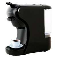 Капсульна кофемашина Camry CR 4414 3000Вт рожкова для меленої кави та 5 адаптерів для капсул Black