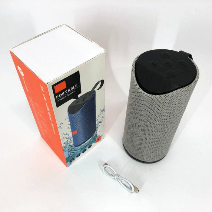 Колонка портативна bluetooth вологостійка JBL TG-113 (аналог). Колір: сірий