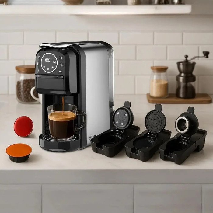 Кавомашина капсульна Zilan ZLN2846 20 Bar 700мл 1400Вт сенсорна
