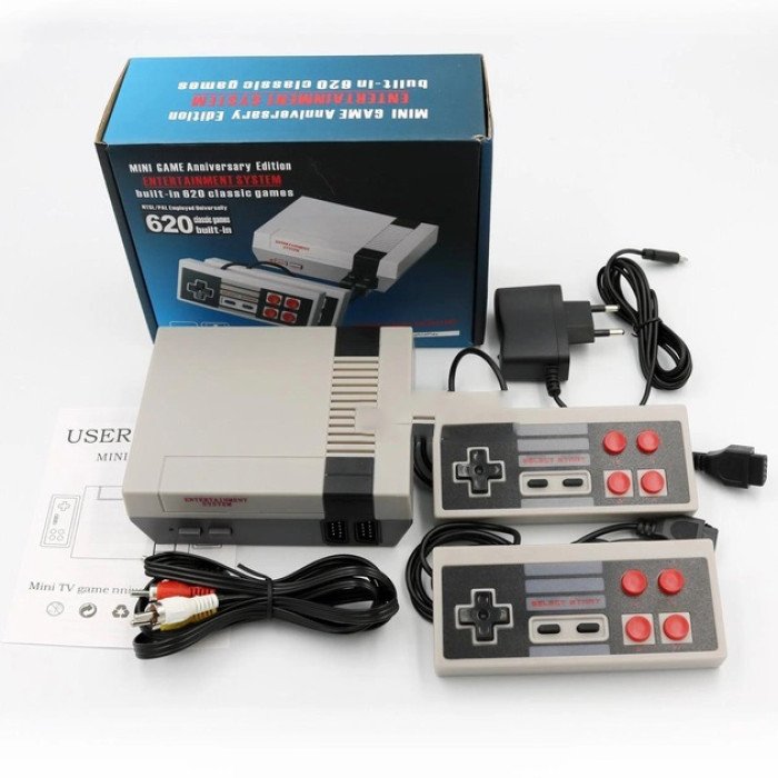 Ігрова приставка джойстиками телевізор GAME NES 620/7724 Портативна ретро консоль Портативні консолі