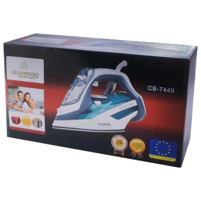 Праска керамічна Crownberg CB-7449 парова