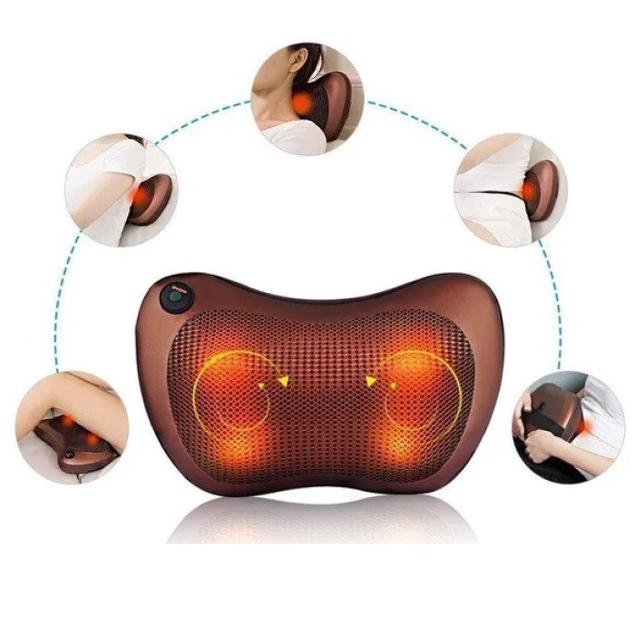 Масажна подушка Car and Home Massage Pillow, масажер для шиї автомобільний
