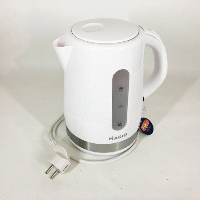 Електрочайник MAGIO MG-100 1.7 л 1700 Вт, електронний чайник, чайник дисковий, гарний електричний чайник