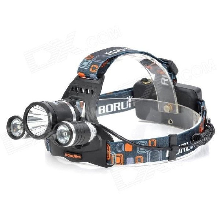 Ліхтар Police 3000-T6+2XPE (2х18650, 5 режимів, Zoom, 1500 люмен), Налобний ліхтар з лінзою