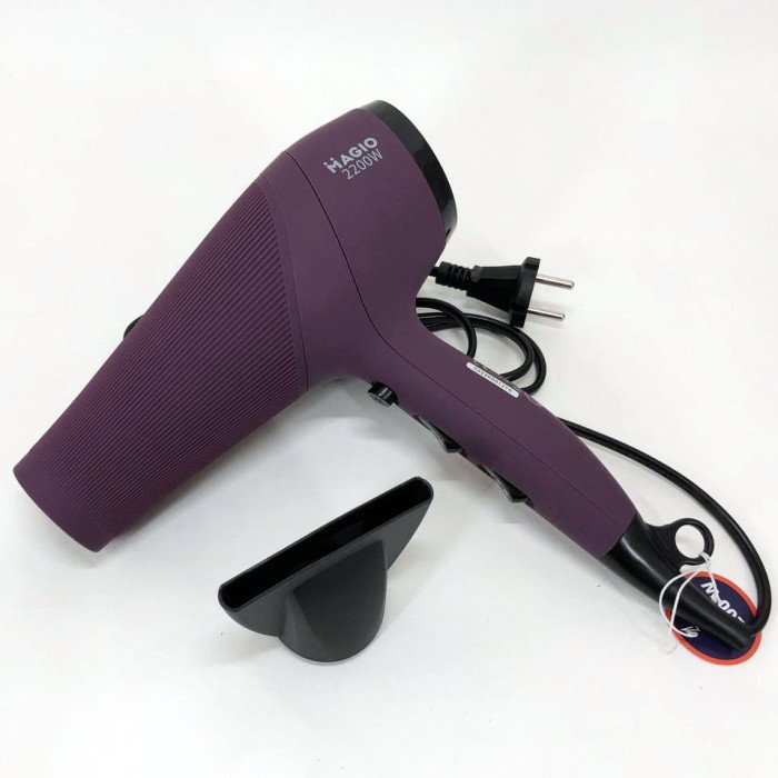 Потужний універсальний фен MAGIO MG-554, гарний фен для волосся, фен з насадкою для прикореневого об'єму