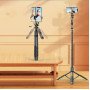 Універсальний штатив тринога для телефону Selfie Stick L02 Bluetooth монопод-трипод штатив селфі палиця