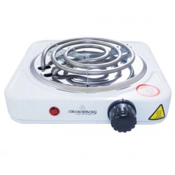 Плита Crownberg CB-3740 настільна електрична однокомфоркова спіральна