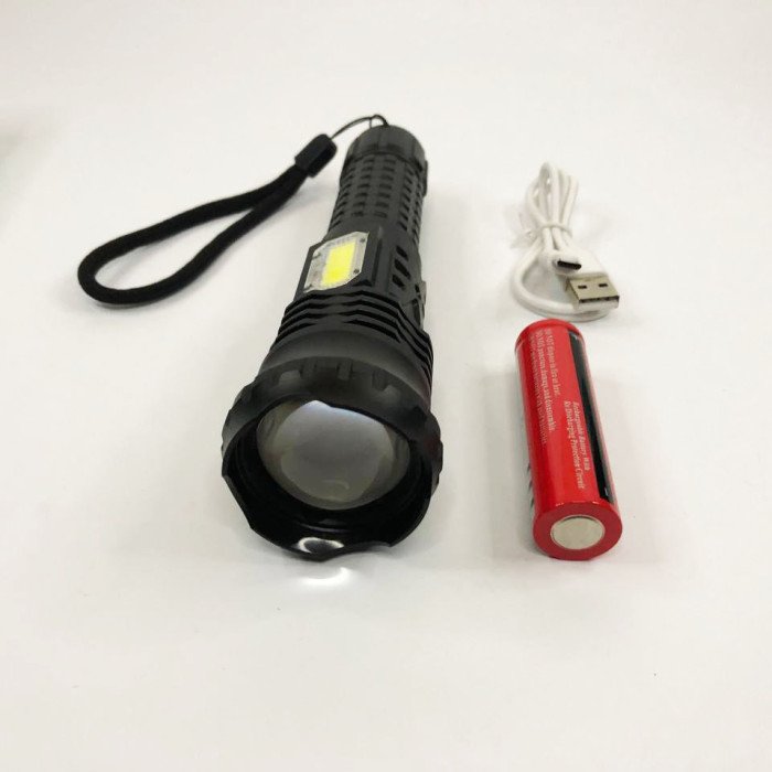 Тактичний ліхтар Police BL-A95-P50+COB (2 режими), надпотужний ліхтарик, Ліхтарик світлодіодний для туриста