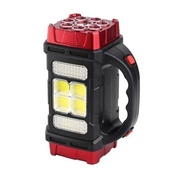Ліхтар кемпінговий з сонячною панеллю та повербанком HB-1678-2х8LED-6COB, ліхтар кемпінговий світлодіодний