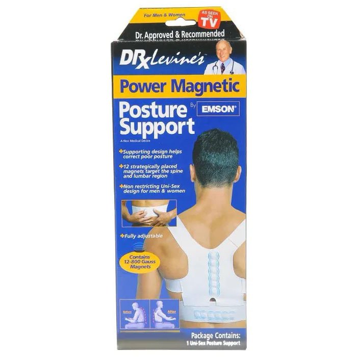 Корсет для спини з вібрацією, Корсет для спини від сутулості, Ортопедичний корсет для постави