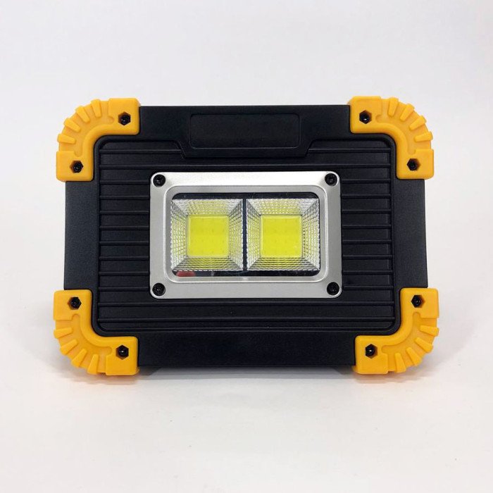 Прожектор світлодіодний Ліхтар L812-20W-2COB 1W power bank, світлодіодні переносні прожектори