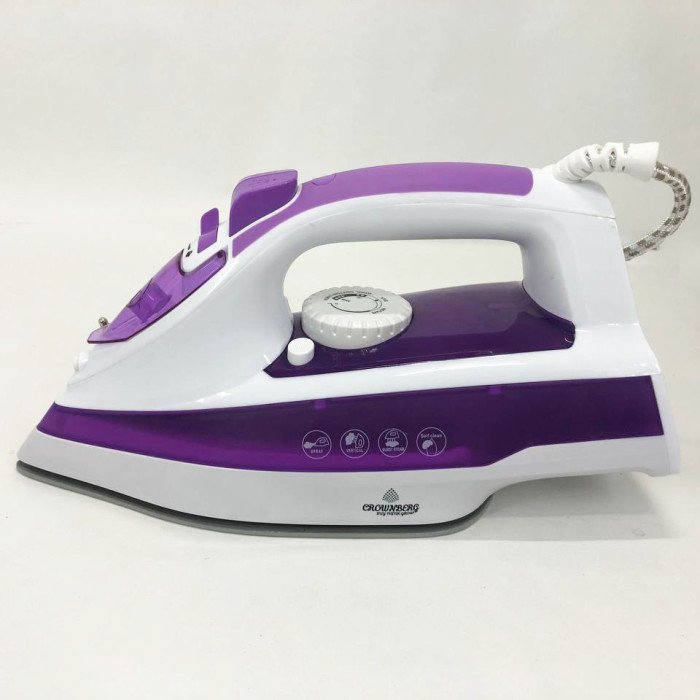 Праска парова з керамічним покриттям Crownberg CB-7445, праска-очисник, праска електрична