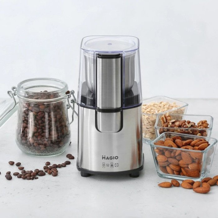 Кавомолка MAGIO MG-208 200 Вт, багатофункціональна кавомолка, електрична кавомолка подрібнювач