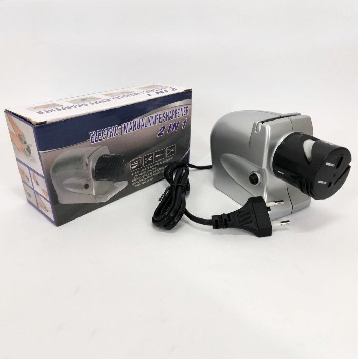 Електрична точила для ножів та ножиць ELECTRIC SHARPENER 220В, Електронна точила для заточування ножів