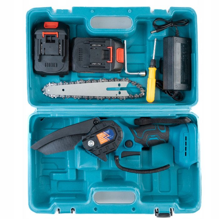 Хороша акумуляторна пилка Domotec 20 см 24 В, Професійна електрична пилка для саду, для чищення