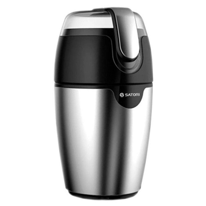 Кавомолка SATORI SG-2510-SL, електрична кавомолка подрібнювач, кавомолка потужна, подрібнювач зерен