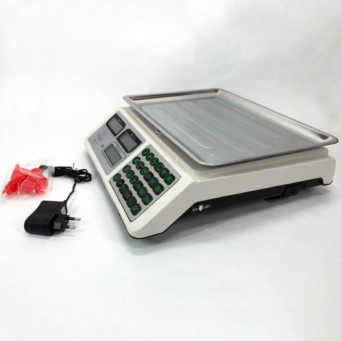 Ваги торгові електронні до 50 кг Crownberg CB-5006, Ваги торговельні до 50 кг, Настільні торгові ваги