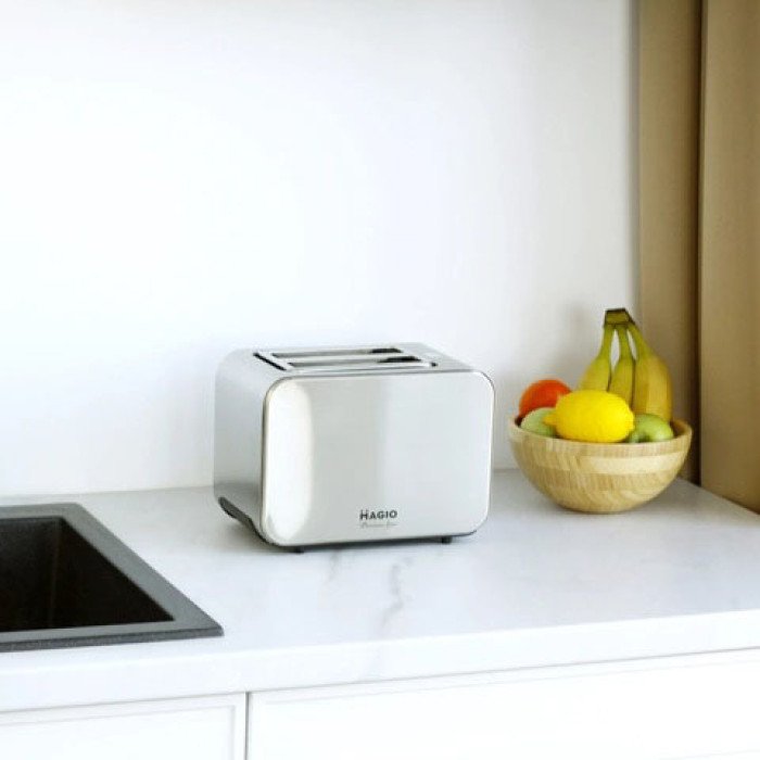 Тостер Magio MG-284 715 Вт, тостер для 2 грінок, електричний горизонтальний тостер, універсальний тостер