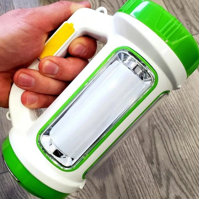 Ліхтар переносний кемпінг 6088-LED+COB з функцією PowerBank, кемпінговий світильник. Колір: зелений