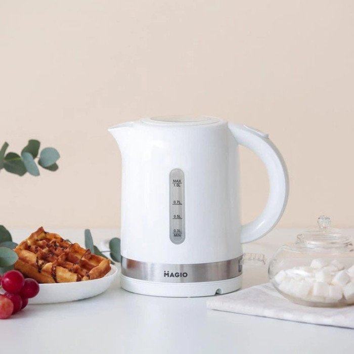 Електрочайник Magio MG-110 1 л 1360 Вт, стильний електричний чайник, гарний електричний чайник