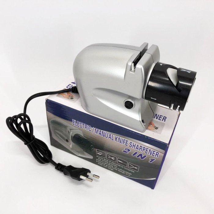 Електрична точила для ножів та ножиць ELECTRIC SHARPENER 220В, Електронна точила для заточування ножів