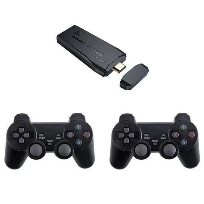 Ігрова приставка M8 64G, 4К, + 2 бездротові джойстики / Консоль для телевізора