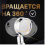 Душова турболейка високого тиску, водозберігаюча насадка для душу з вентилятором з унікальним малюнком води. Колір: золотий